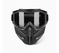 harayaa Pantalla Facial de Soldadura Gafas Máscara Visera y Antipolvo con Diseño Modular 2 en 1 Visión Amplia y Clara Acolchado Confortable y Sujeción Estable, Array, Gris