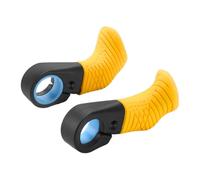 harayaa Par de Tapas de Manillar para Bicicletas de Montaña, Compatibles con Manillares de 22,2 Mm, Amarillo
