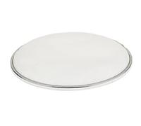 harayaa Parches de Bombo de 2 Capas Silent Mute Drum Skin, Metal de Aluminio, Buen Rendimiento Silencioso, 8 pulgadas