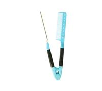 harayaa Peine Alisador de Cabello, Cepillo Resistente Al, Herramienta de Peluquería, Cepillo de Pelo de Salón, Peine para Peluquero, Azul