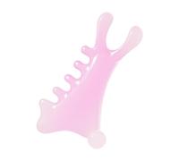 harayaa Peine de Masaje, Masajeador de Cabeza, Resina, Portátil, Compacto, Tradicional, Herramienta Facial, Peine para Cabeza, Nariz, Rostro Y Cuero Cabelludo, Rosa