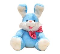 harayaa Peluche Musical, Juguete Electrónico para Mascotas, con Grabación de Canto, de Peluche con Orejas Móviles para Niños Pequeños, Azul