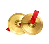 harayaa Platillos de Percusión Manual de Aleación Y Cobre para Niños Y Principiantes, Instrumentos de Pequeño para Práctica Musical Utilizados en La Ense, 24cm