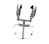 harayaa Portador de tambor de trampas con correa para el hombro, cómodo marco de acompañamiento de arneses de tambor fácil para instalar para el concierto en