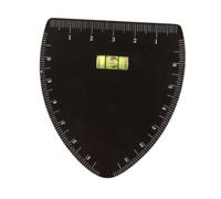 harayaa Regla para cejas con guía de arco, reutilizable, para mujer, herramienta profesional para dar forma y viajar, V Shape