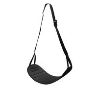 harayaa Reposapiés para Asiento de Coche Y Avión, Accesorios para Asiento Trasero, Hamaca Portátil para Pies, Negro