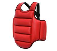 harayaa Reversible Taekwondo Protector Chaleco Rib MMA Boxeo Karate para Sanda, Mujeres Hombres, Niños, Muay Thai, Rojo Azul M
