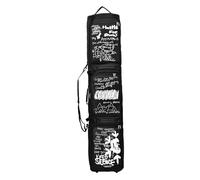harayaa Snowboard Bolso Bolsa de Ski con Ruedas Compartimento Grande Mochila para Botas Correa Desarmable Práctico para Viajes Largos Almacenamiento de Equipo, Negro