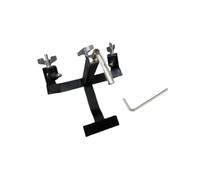 harayaa Soporte de pie para pedal de cencerro estable, soporte de percusión, ajustable, soporte de abrazadera para cencerro, soporte para platillo de batería