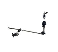 harayaa Soporte para Platillos, Brazo de Jirafa, Soporte para Platillos, Extraíble, Fácil de Instalar, Abrazadera de Batería Ajustable para Hi-hat Auxiliar Pa