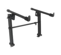 harayaa Soporte para teclado de dos niveles, soporte para piano eléctrico, extensión de hierro, accesorio resistente de segundo