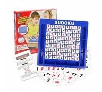 harayaa Tablero Sudoku Aritmético Juego Educativo Rompecabezas Numérico Tablero Lógico Puzle Matemático con Fichas Numeradas y Manual con Variados Material, Sin Cajón