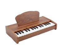 harayaa Teclado Musical Infantil Piano de Juguete Piano para Niños Teclado de Madera 32 Teclas Aprendizaje Progresivo Repertorio al Practicar Adecuado para , Nogal