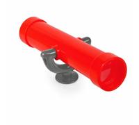 harayaa Telescopio para Niños Juguete Visor Compatible con Casas en Árboles y Columpios de Madera Estructura Duradera para Exterior sin Lentes Reales Adecuado, Rojo