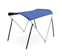 harayaa Toldo Náutico con Soportes Tubulares Múltiples y Tejido Resistente a la Intemperie para Sombreo Duraro Acuado para Paseos en Mar, Toldo Bimini De Dos Travesaños