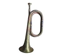 harayaa Trompeta de caballería, estilo clásico retro, cobre y latón, que para orquesta de banda