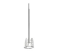 harayaa Varilla Mezcladora para Mezcladora de Cemento, Herramienta Mezcladora, Paleta de Pintura, Material de Acero Inoxidable, Fácil de Usar, Función de Mezc, Maleficio