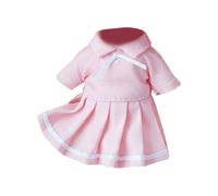 harayaa Vestido para Muñeca OB11 Conjunto Ropa Accesorios Traje BJD 1/12 Mini Puntadas Finas Cambio Rápido Adecuado para Fotografía de Muñecas Exhibición, Falda Tenis Rosa