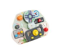 harayaa Voleador de Automóvil de Madera Juguete Fingente Juega para Conducir Juguesa Realista Motor Habilidades, Toy Sensorial para Niños para Actividades Pre