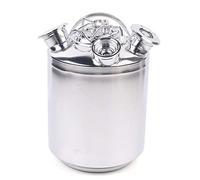 HarBin-Star Depósito de limpieza, 10 litros, barril de limpieza de cerveza, acero inoxidable, recipiente de limpieza para cerveza, recipiente de limpieza para cerveza casera, hotel, pub