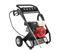 HarBin-Star - Limpiador de alta presión de gasolina, limpiador de terrazas, 4 tiempos 7,5 hp, máquina de limpieza de gasolina, 2200 PSI, lavadora refrigerada por aire con 5 boquillas, manguera de alta