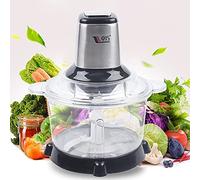 HarBin-Star Picadora Eléctrica 5L Multifuncional Batidora Mini Robot de Cocina para Frutas, Verduras, Carne, Especias, etc.