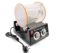 HarBin-Star Tambor de pulido, pulidora de joyas, 5 kg, vaso rotativo, pulidor de superficie 150 W, molino de bolas de laboratorio giratorio