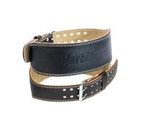 Harbinger Cinturón para peso (4 pulgadas Leather Belt Negro negro Talla: L