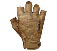 Harbinger Pro 2.0 Guantes de Levantamiento de Pesas - Palma de Cuero Acolchada, Diseño Perforado Transpirable, Estiramiento 4 Vías, Tiradores, Correa de Muñeca - Soporte Moderado Unisex, Talla X-Large
