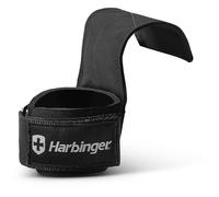Harbinger Pro Lifting Grips | Correas de levantamiento premium | Agarre y soporte de muñeca mejorados | Material antideslizante de poliuretano | Diseño específico izquierda/derecha