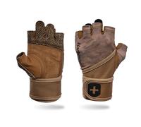 Harbinger Pro Wristwrap Gloves 3.0 - Mejor Agarre, Soporte de muñeca Superior, Lycra Extensible Transpirable, Palma de Piel Duradera, para Hombre