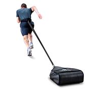 Harbinger SKLZ Saco de Velocidad, Entrenamiento de Trineo de Resistencia de Peso Variable, Equipo de Entrenamiento de Fuerza, Correa Ajustable y cinturón de Cintura, Negro, 4,54-13,6 kg