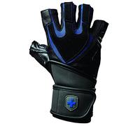 Habringer Training Grip Glove Guantes de Fitness, Unisex, Negro (Black), S