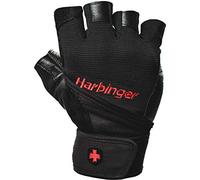 Harbinger Wristwrap Pro Men Gloves Black Wristwrap Pro Men Gloves Black, Hombre, Black, S