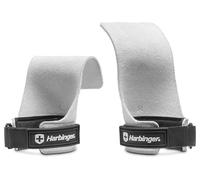HarbingerPro Grips - Protección de la Palma, compatibles con magnesio y Dispositivos conectados. Ideales para Barra y Alto Volumen. L/XL, Blanco