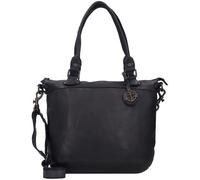 Harbour 2nd Anchor Love Bianca - Bolso bandolera de piel (34 cm), Negro