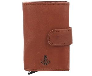 Harbour 2nd Anchor Love Robin 2 Estuche para tarjetas de crédito Protección RFID Piel 6 cm marrón