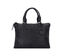 Harbour 2nd Cool Casual Conny Maletín Piel natural 38 cm Compartimento para el portátil negro