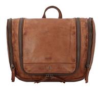 Harbour 2nd Cool Casual Sailor Bolsa de aseo Piel 28 cm marrón