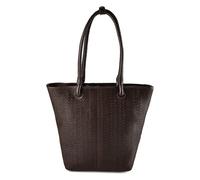 Harbour 2nd Amarilla bolso shopper de cuero Universal Marrón oscuro