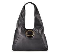 Harbour 2nd Just Pure Bolsa de hombro Piel natural 57 cm negro