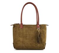 Harbour 2nd Sofia Bolsa de hombro Piel natural 38 cm verde oliva