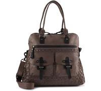 Harbour 2nd Urban Poets Alexandra-Up Bolsa de hombro Piel natural 29 cm gris
