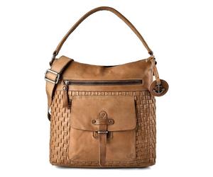 Harbour 2nd Urban Poets Iris-Up Bolsa de hombro Piel natural 33 cm marrón