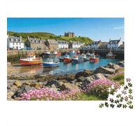 Harbour Village 1000 Piezas Puzzle Reciclable Paper Coastal Charm Mayor Puzzles Party Juego Accesorios Excelente Idea de Regalo for Women and Hombres Both 52x38cm/1000pcs
