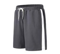 Harbrosrce Pantalones Cortos Deportivos para Hombre Verano Algodón Bermuda Shorts Deporte con Bolsillos Cordón Elástico Pantalón para Entrenamiento Running Correr Fútbol