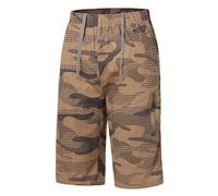 Harbrosrce Pantalones Cortos Deportivos para Hombre Verano Algodón Bermuda Shorts Deporte con Bolsillos Cordón Elástico Pantalón para Entrenamiento Running Correr Fútbol