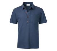 Harbrosrce Polo de Hombre Manga Corta Golf Camisetas Deporte Manga Larga T-Shirt Pique Tenis Verano de 4 Botones de Algodón Tejido de Gofres