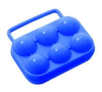 Hard Boiled Egg Carrier - Reusable Camping Food Storage Tray, Grid Organizer Box | Portable Kitchen Counter Fridge Keeper, Outdoor Picnic Travel Utility, Easter Farm Supply, Durable Holder