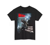 Hard Boiled HK Movie Chow Yun Fat John Woo Unisex Heavy Cotton tee Black XL